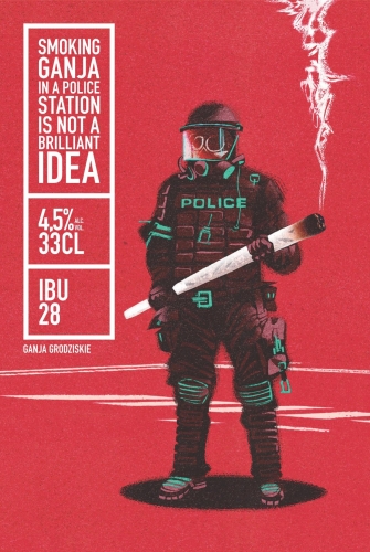 Smoking Ganja In A Police Station Is Not A Brilliant Idea