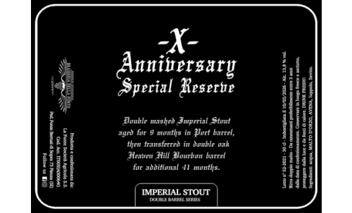 X Anniversary Special Reserve